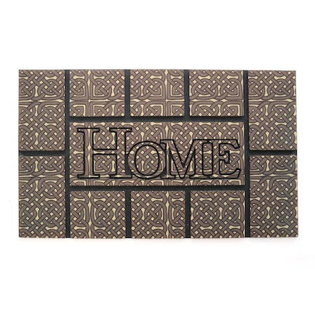 Stephan Roberts Home 18 x 30 in Recycled Rubber Doormat Arezzo 30N18RM6106